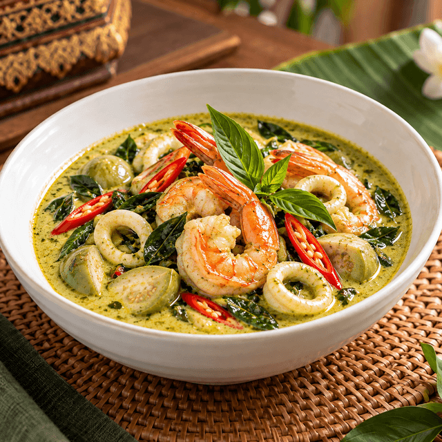 Green Curry Seafood